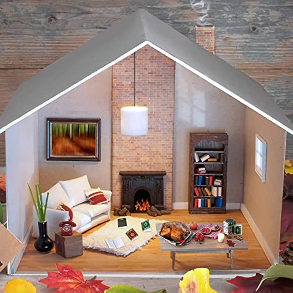 1:12 Scale Miniature Dollhouse Books Assortment - Vibrant Decorative Accessories for Dollhouse, Pretend Play, and Toy Supplies